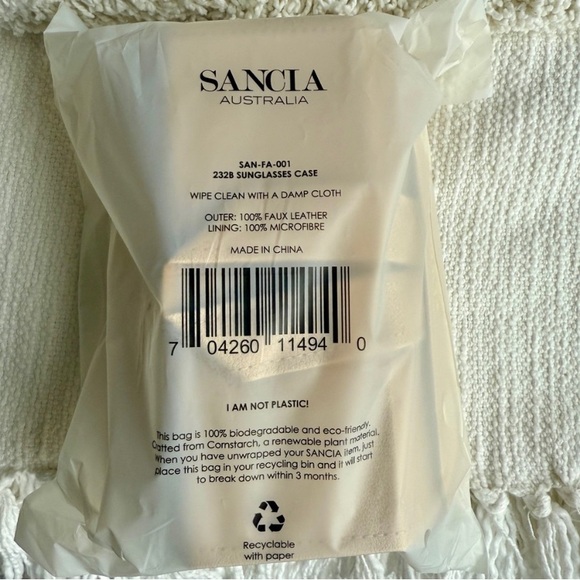 Sancia Tan Faux Leather sunglass holder - Picture 6 of 6